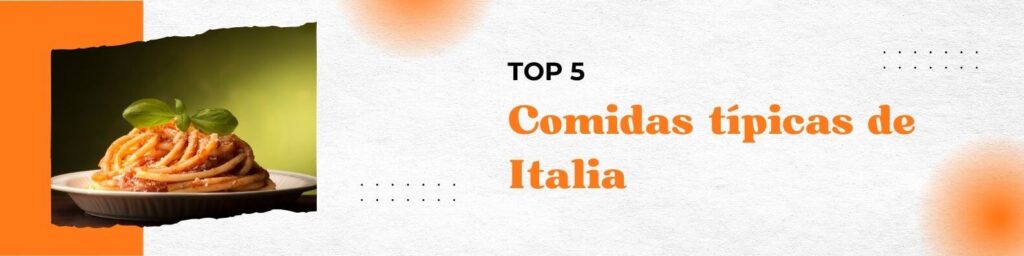 comidas tipicas italia